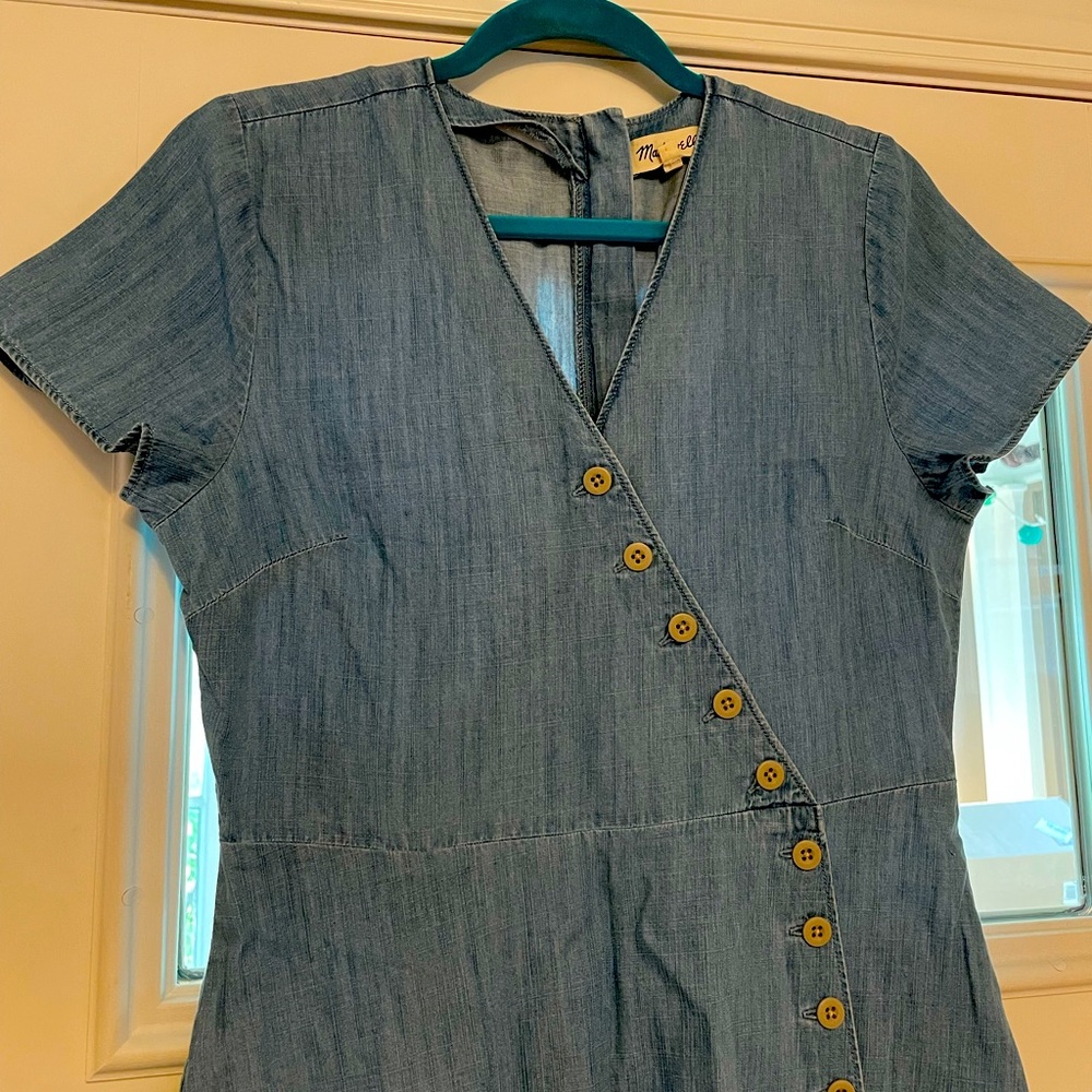 Madewell button up chambray dress - unworn!